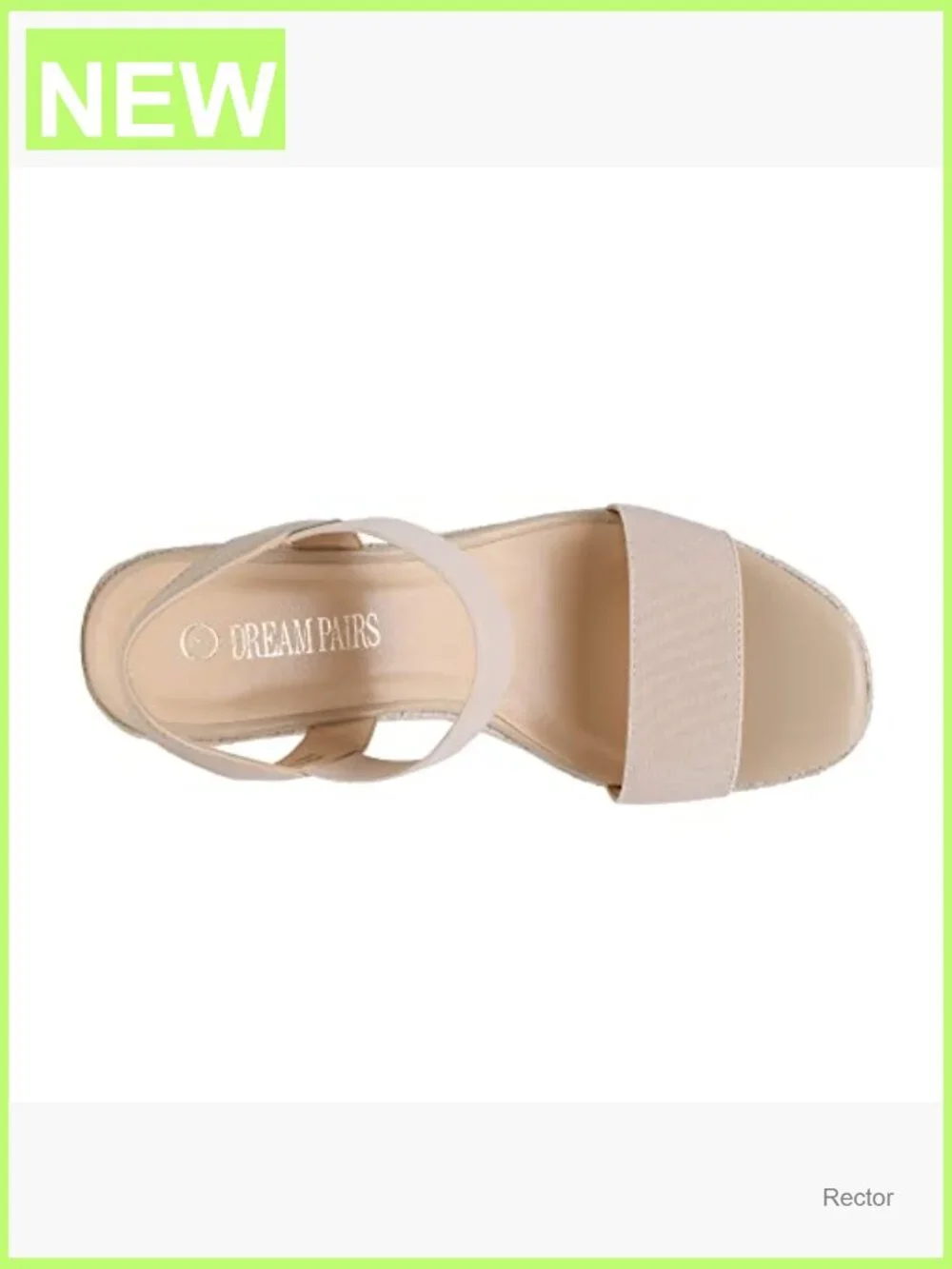 Open Toe Espadrilles Platform Wedge Sandals Slip On Ankle Strap